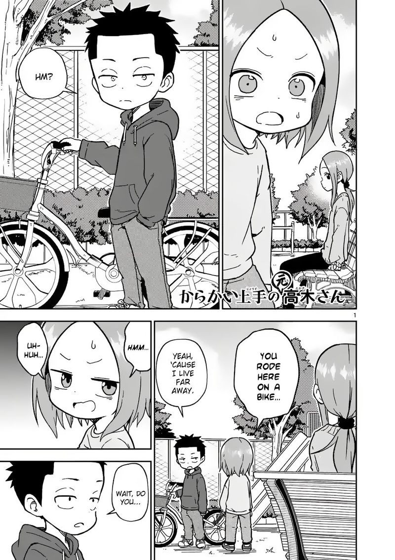 Karakai Jouzu No Moto Takagi San Chapter 171 Page 1