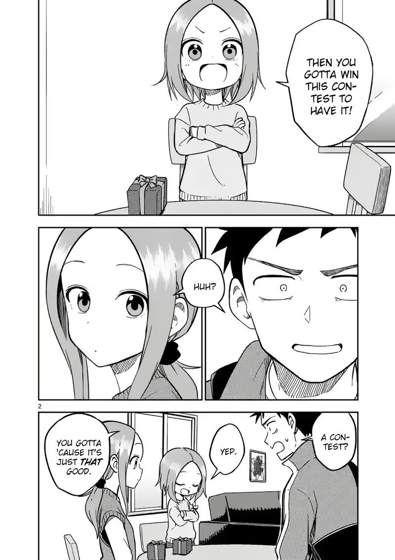 Karakai Jouzu No Moto Takagi San Chapter 173 Page 2