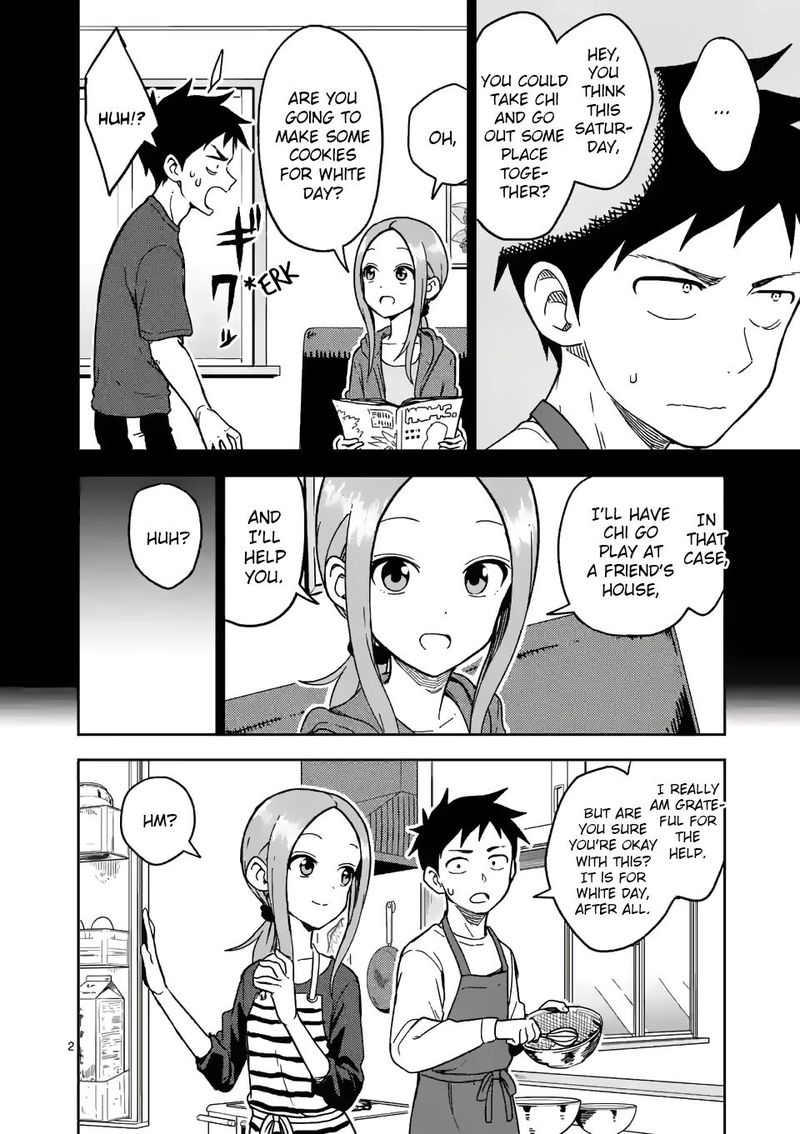 Karakai Jouzu No Moto Takagi San Chapter 178 Page 2