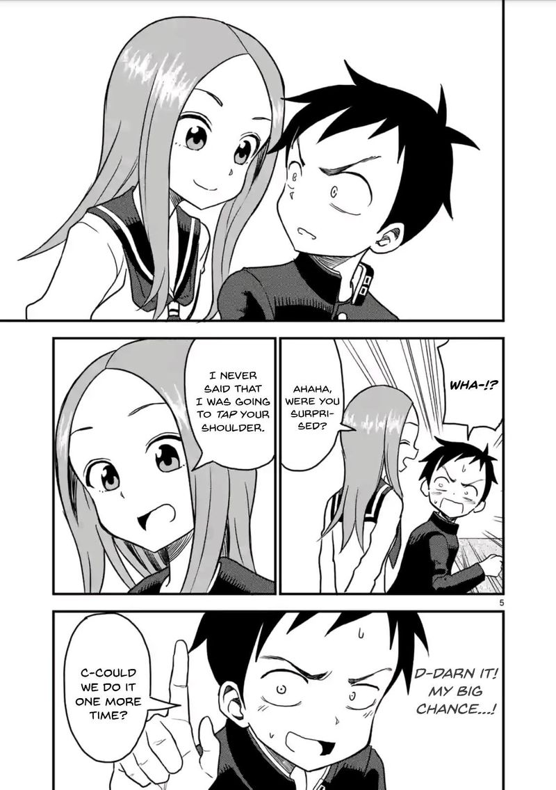 Karakai Jouzu No Moto Takagi San Chapter 18 Page 5