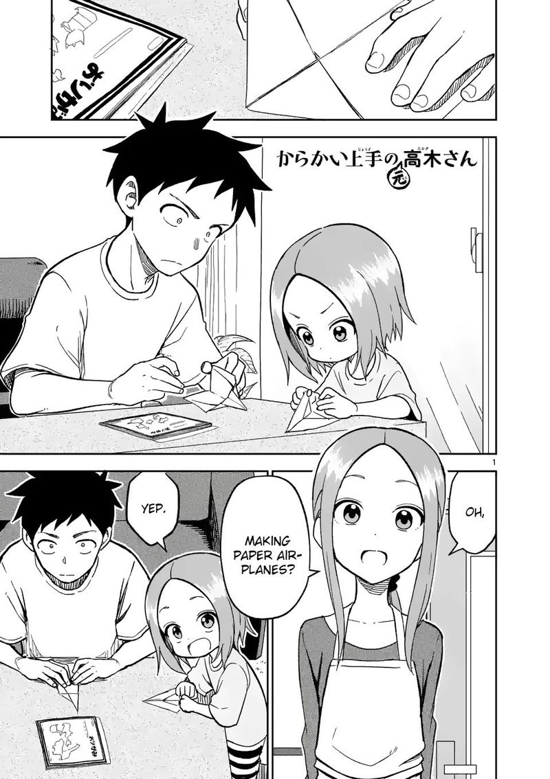 Karakai Jouzu No Moto Takagi San Chapter 182 Page 1