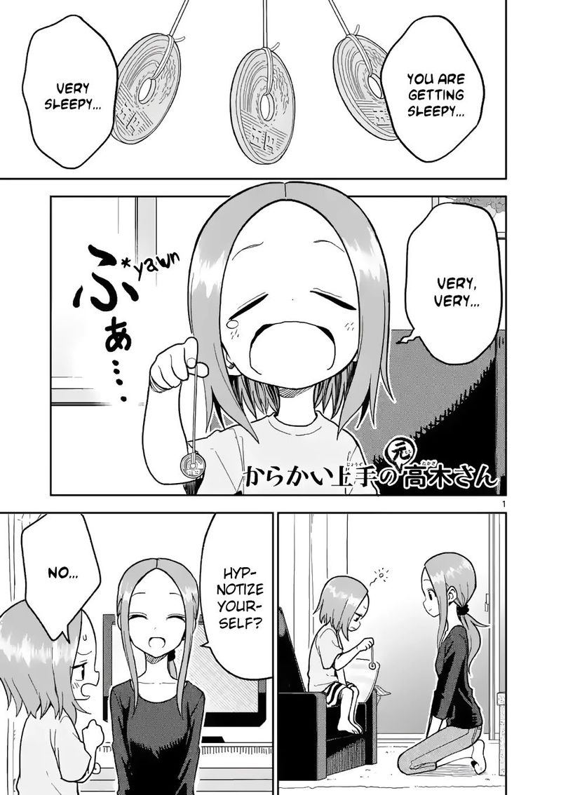 Karakai Jouzu No Moto Takagi San Chapter 184 Page 1