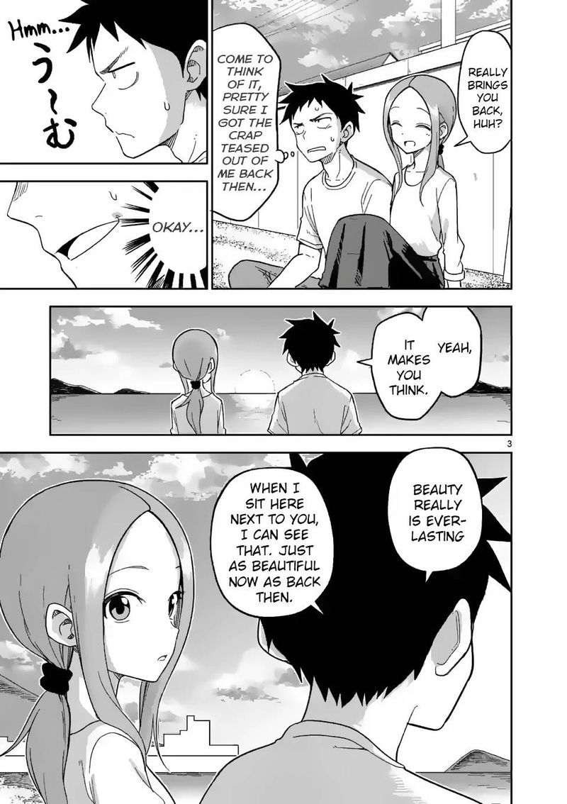 Karakai Jouzu No Moto Takagi San Chapter 185 Page 3