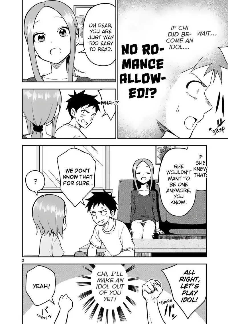 Karakai Jouzu No Moto Takagi San Chapter 186 Page 2