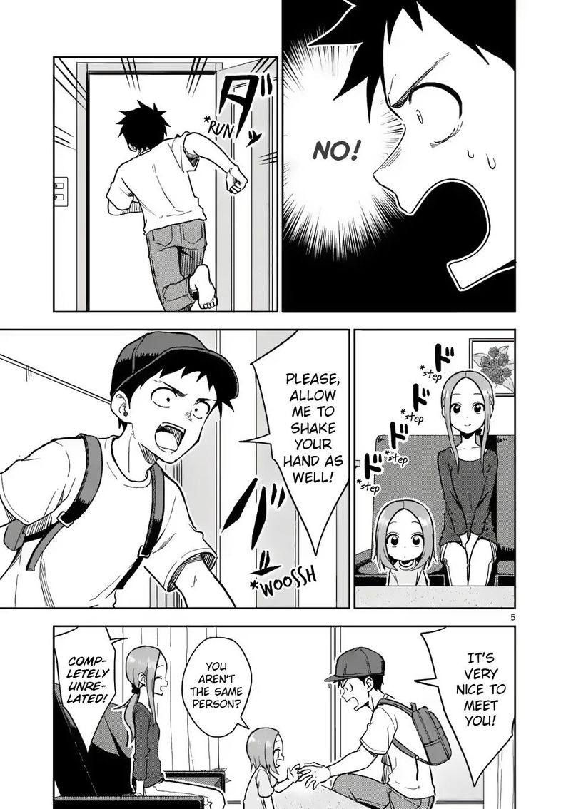 Karakai Jouzu No Moto Takagi San Chapter 186 Page 5