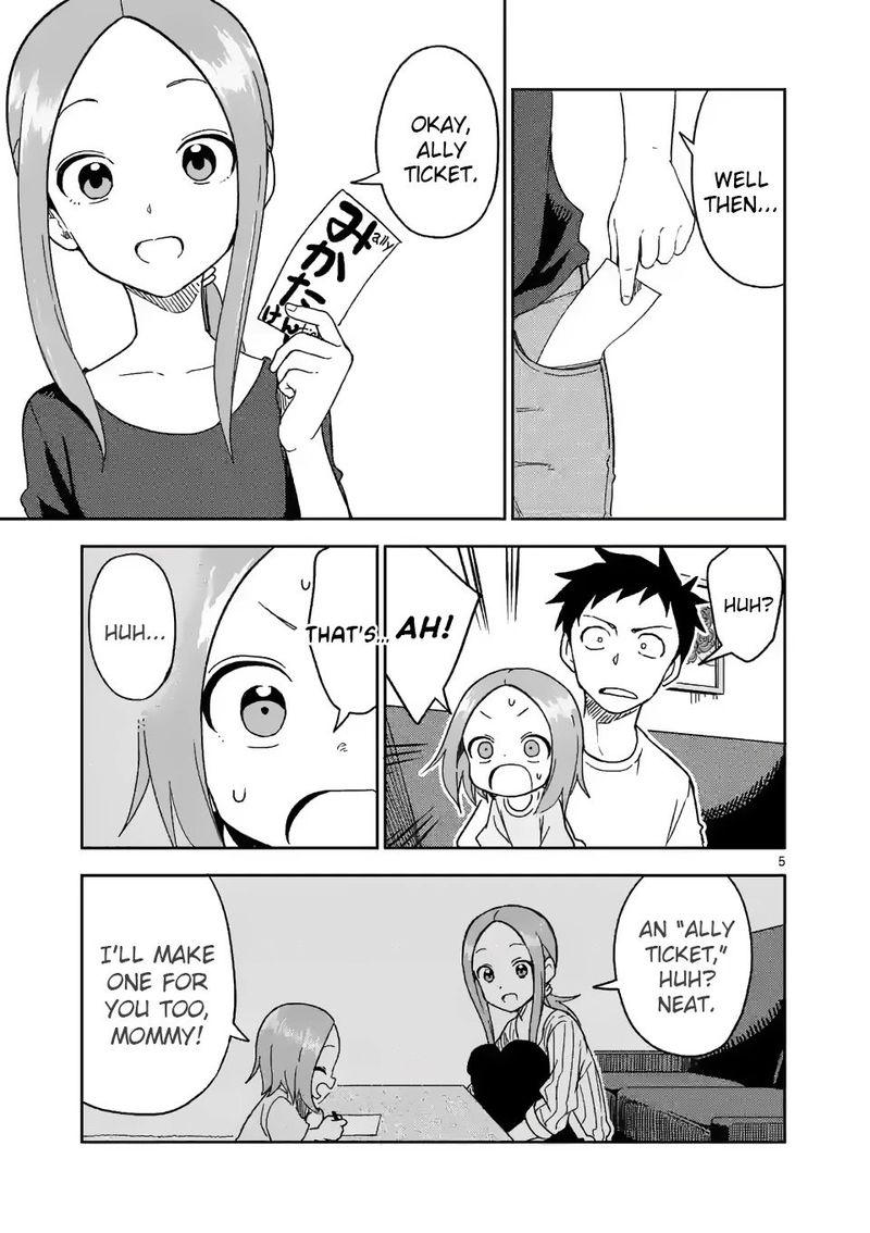 Karakai Jouzu No Moto Takagi San Chapter 187 Page 5