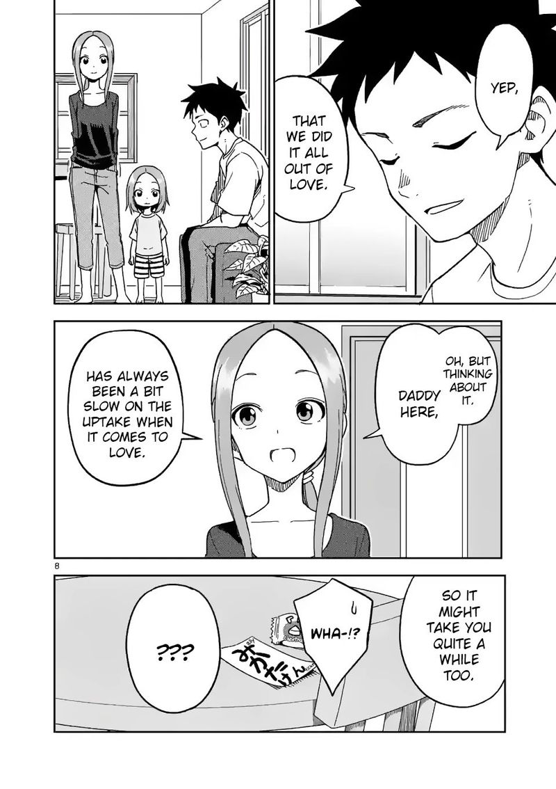 Karakai Jouzu No Moto Takagi San Chapter 187 Page 8