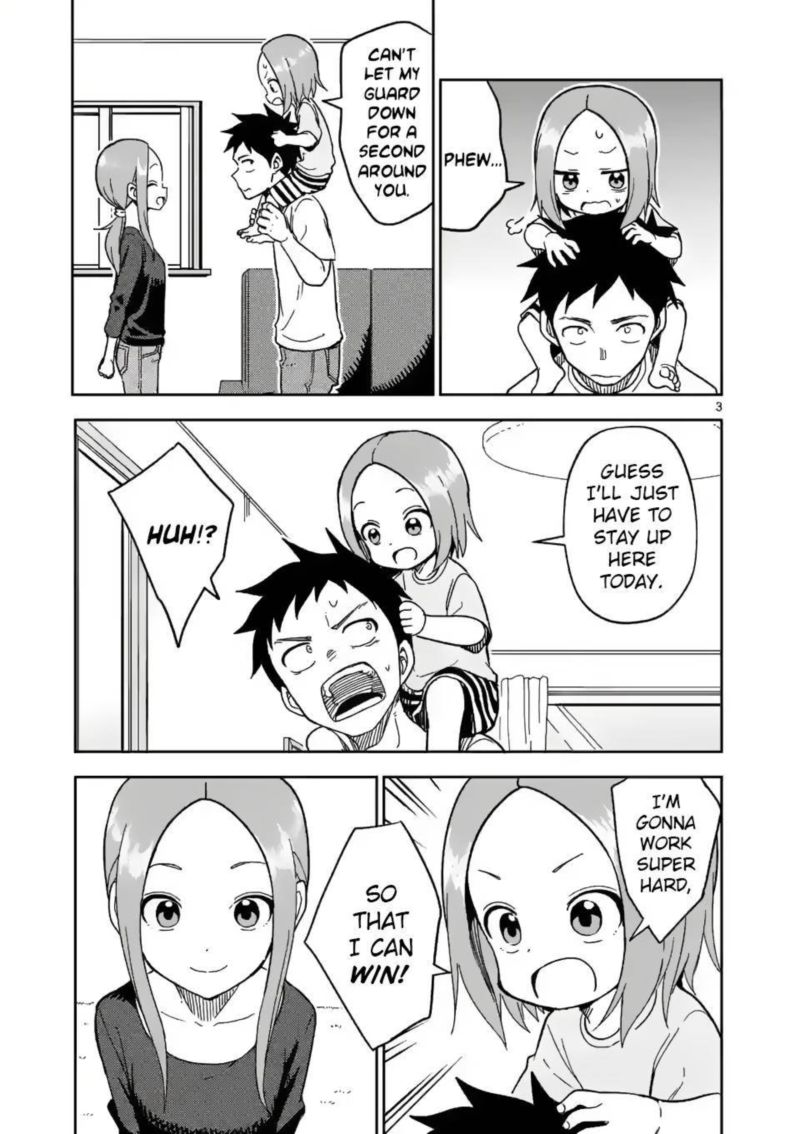 Karakai Jouzu No Moto Takagi San Chapter 188 Page 3