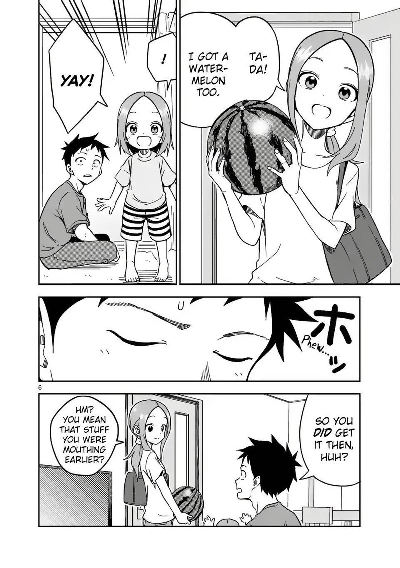 Karakai Jouzu No Moto Takagi San Chapter 189 Page 6