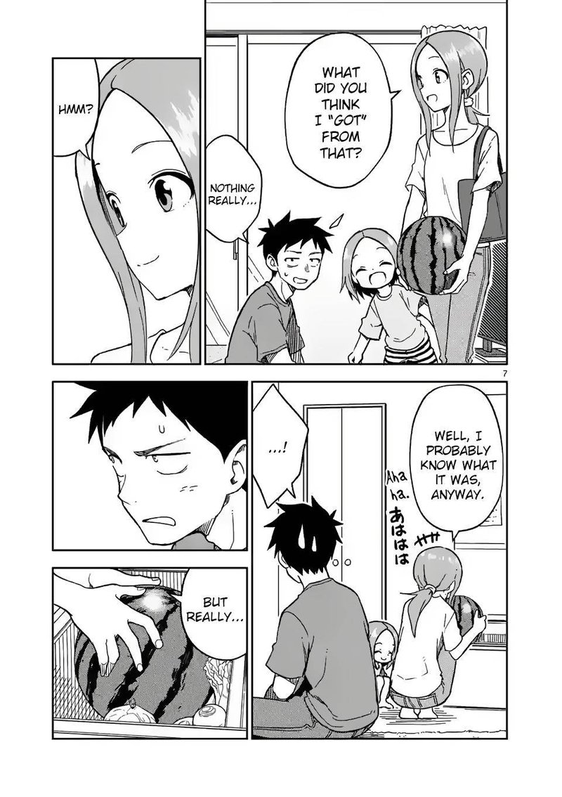 Karakai Jouzu No Moto Takagi San Chapter 189 Page 7