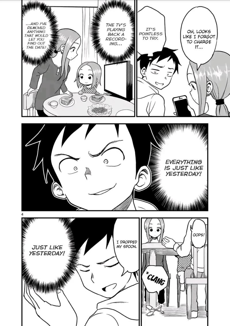 Karakai Jouzu No Moto Takagi San Chapter 19 Page 4