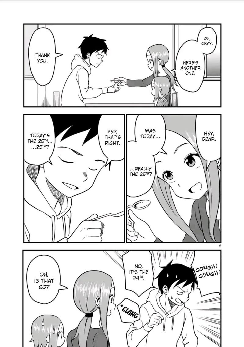 Karakai Jouzu No Moto Takagi San Chapter 19 Page 5