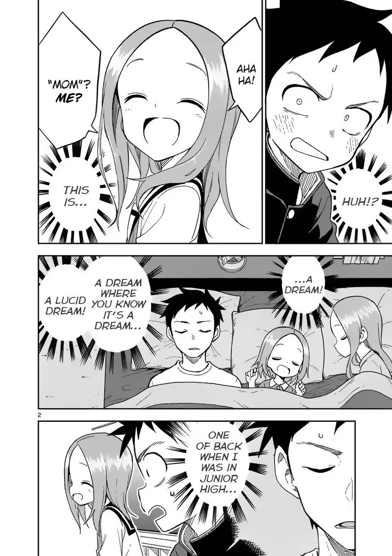 Karakai Jouzu No Moto Takagi San Chapter 190 Page 2