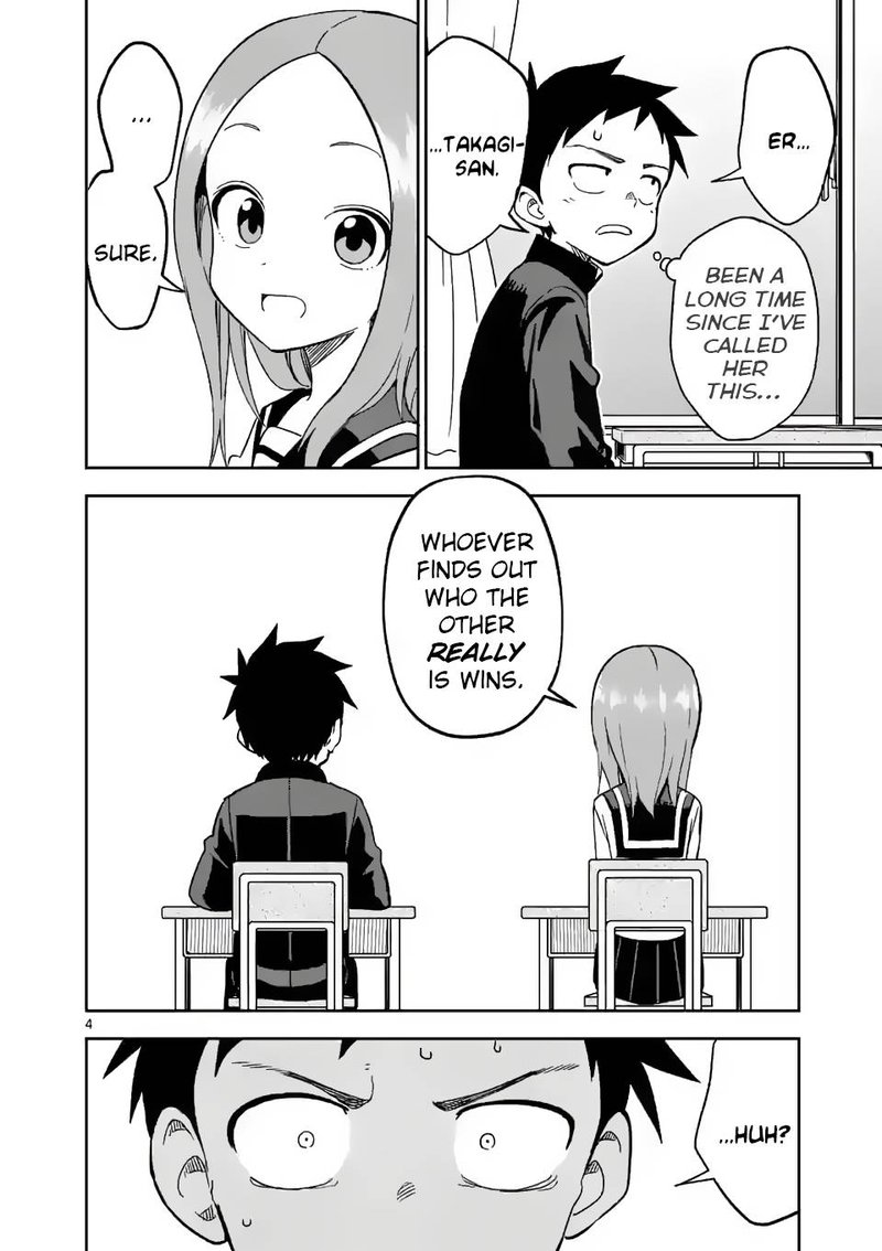 Karakai Jouzu No Moto Takagi San Chapter 190 Page 4