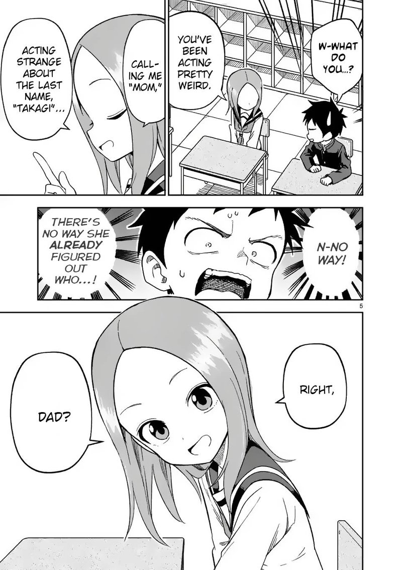 Karakai Jouzu No Moto Takagi San Chapter 190 Page 5