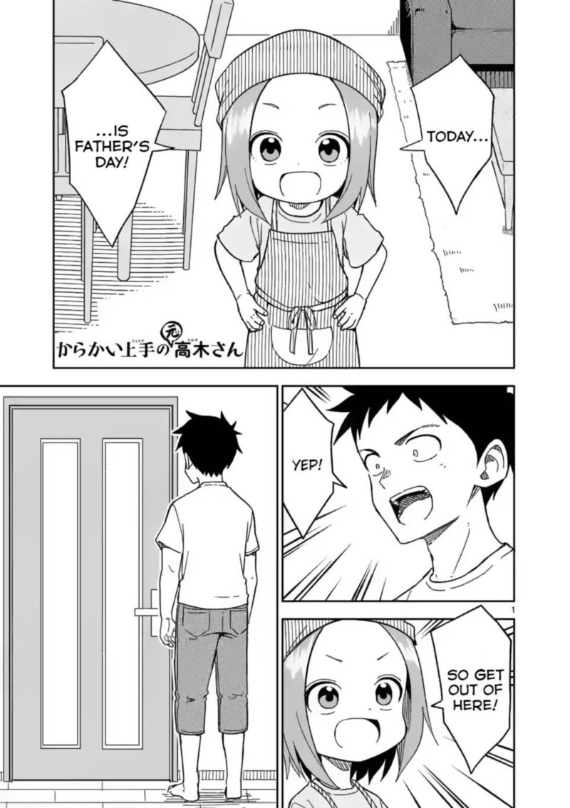 Karakai Jouzu No Moto Takagi San Chapter 191 Page 1