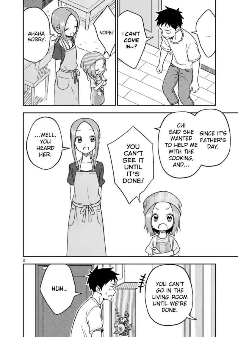 Karakai Jouzu No Moto Takagi San Chapter 191 Page 2