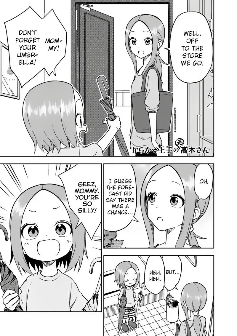 Karakai Jouzu No Moto Takagi San Chapter 192 Page 1