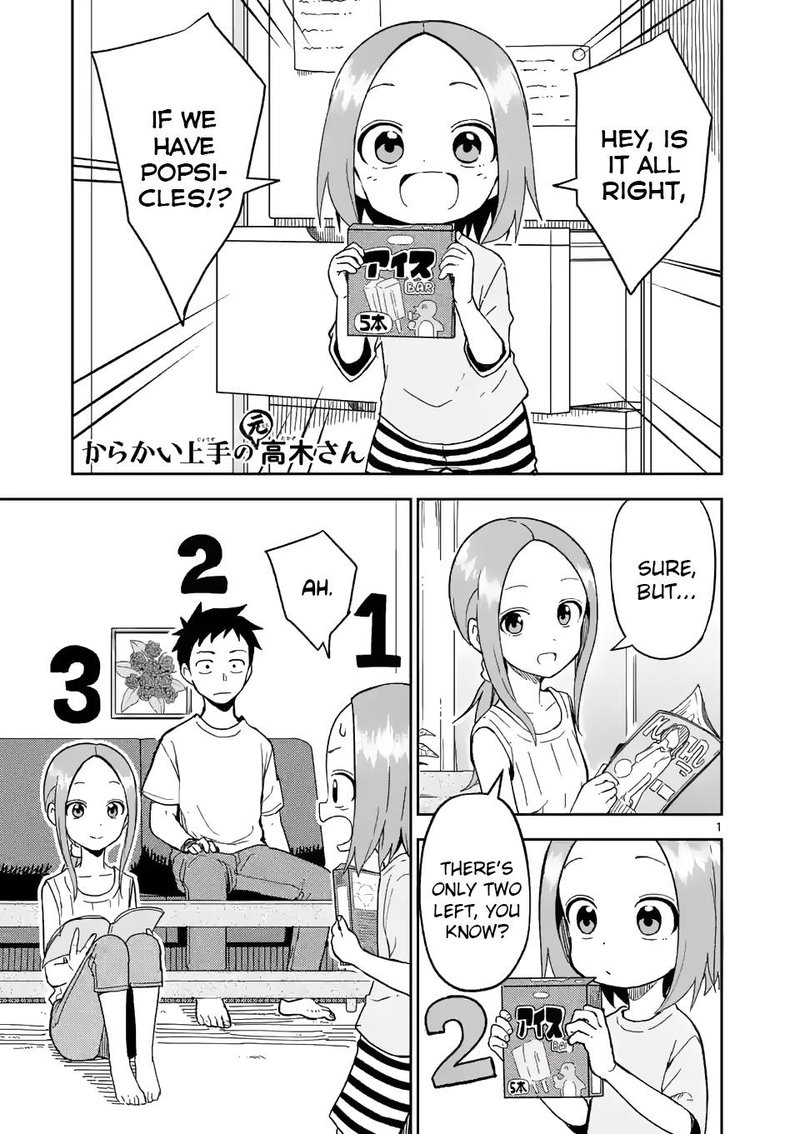 Karakai Jouzu No Moto Takagi San Chapter 194 Page 1