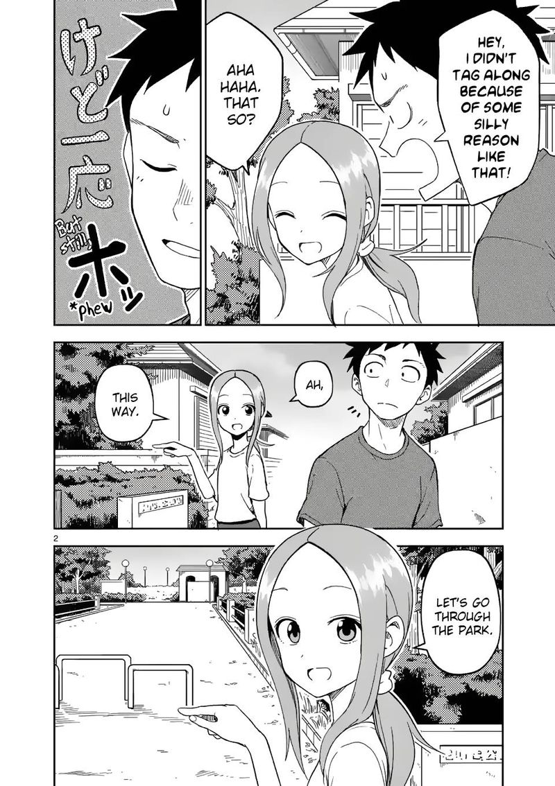Karakai Jouzu No Moto Takagi San Chapter 195 Page 2