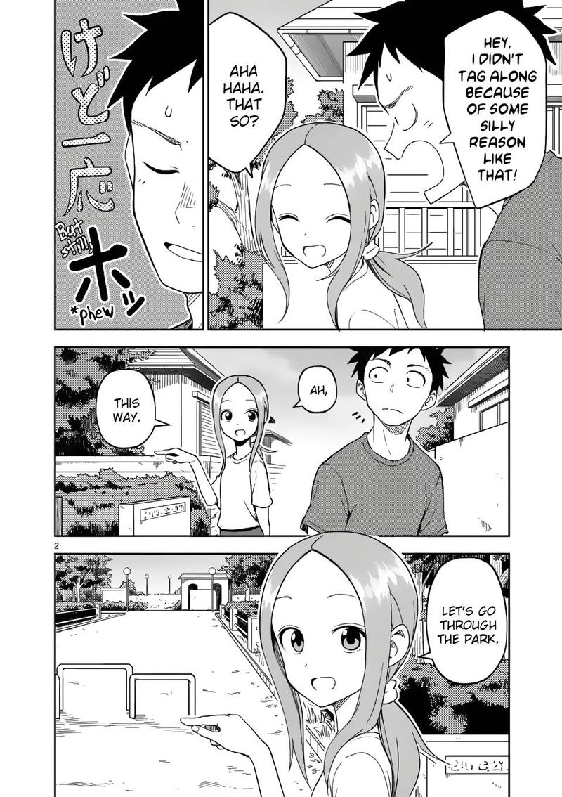 Karakai Jouzu No Moto Takagi San Chapter 195 Page 2