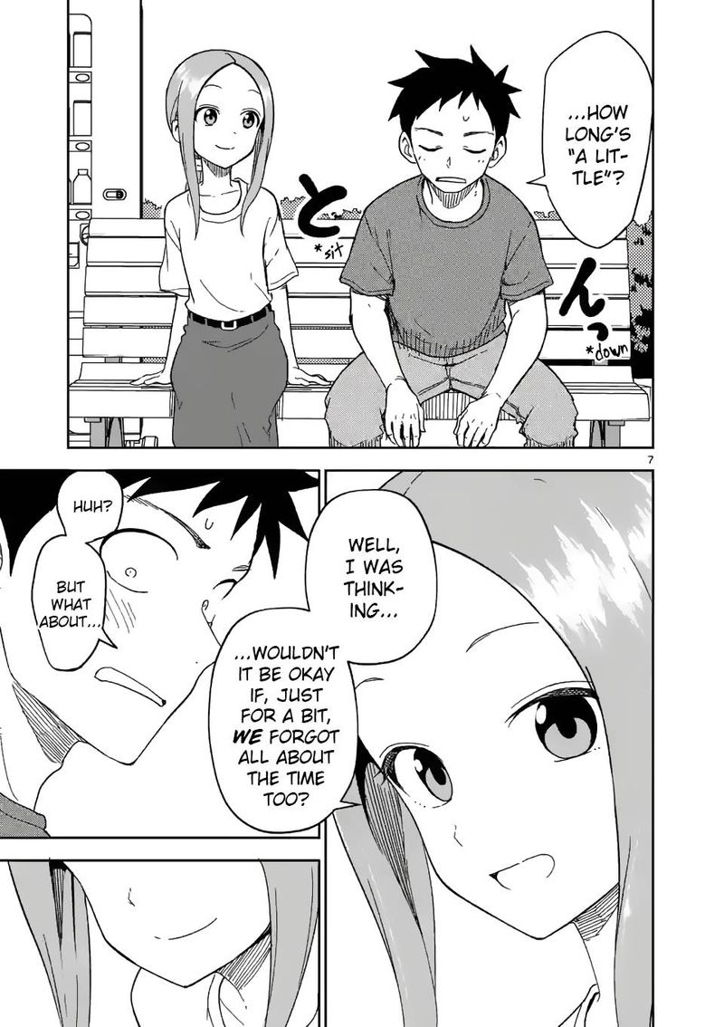 Karakai Jouzu No Moto Takagi San Chapter 195 Page 7