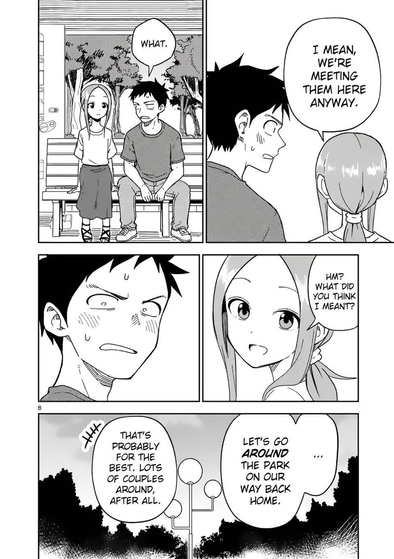 Karakai Jouzu No Moto Takagi San Chapter 195 Page 8