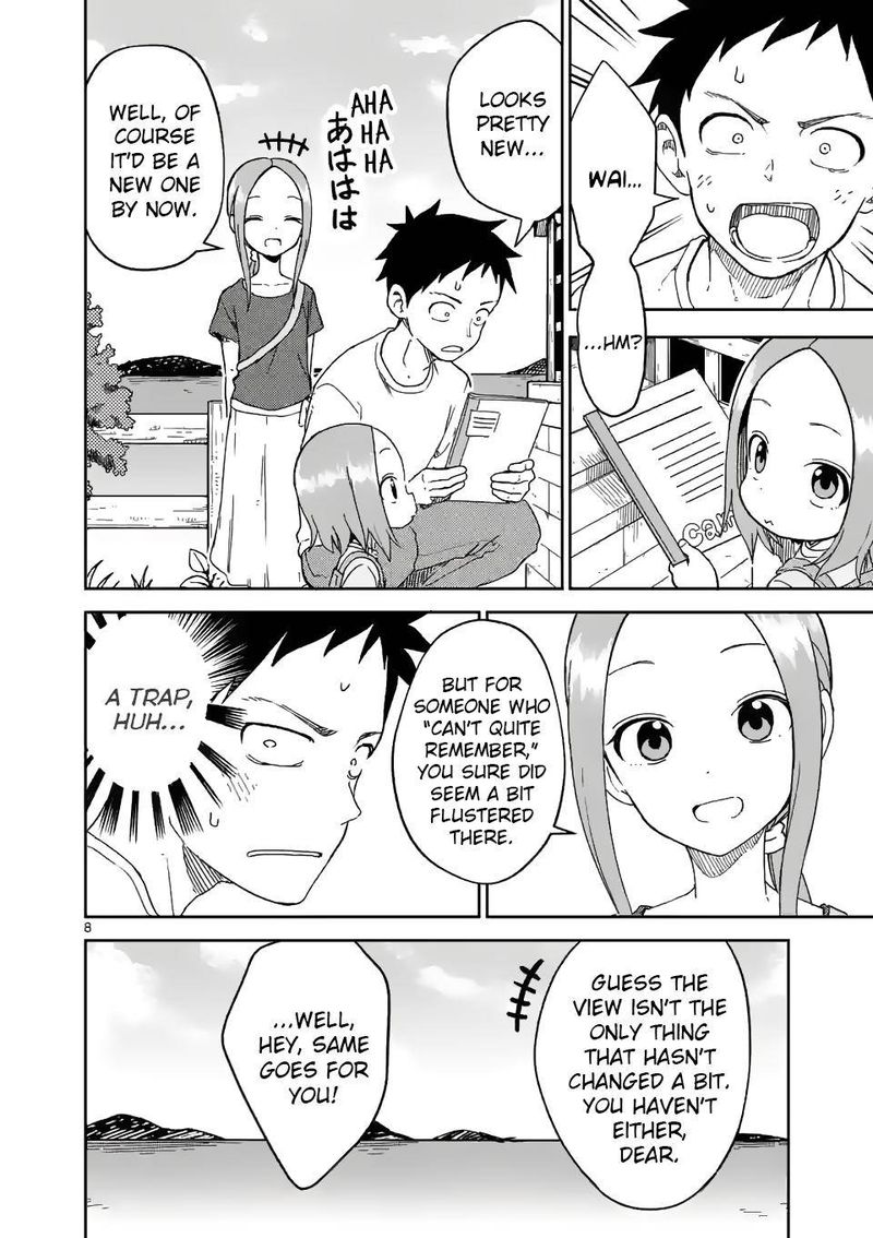 Karakai Jouzu No Moto Takagi San Chapter 198 Page 8