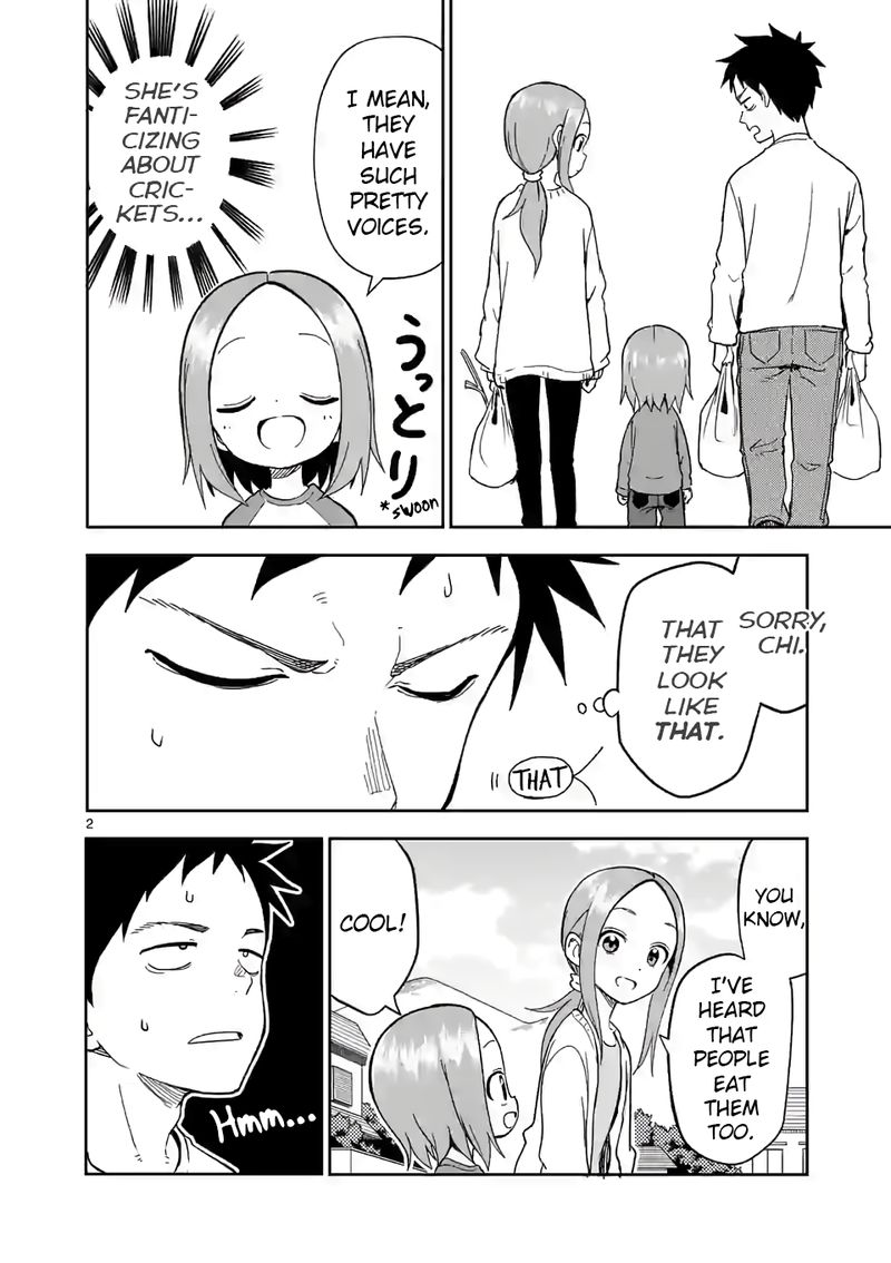 Karakai Jouzu No Moto Takagi San Chapter 201 Page 2