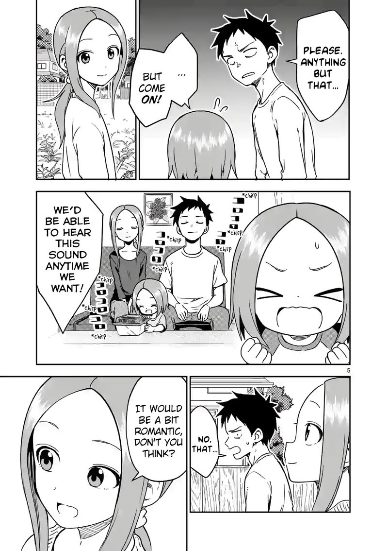 Karakai Jouzu No Moto Takagi San Chapter 201 Page 5