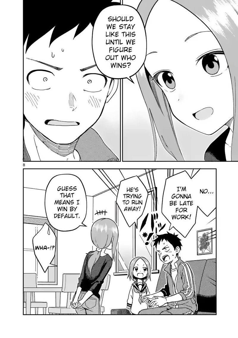 Karakai Jouzu No Moto Takagi San Chapter 203 Page 8