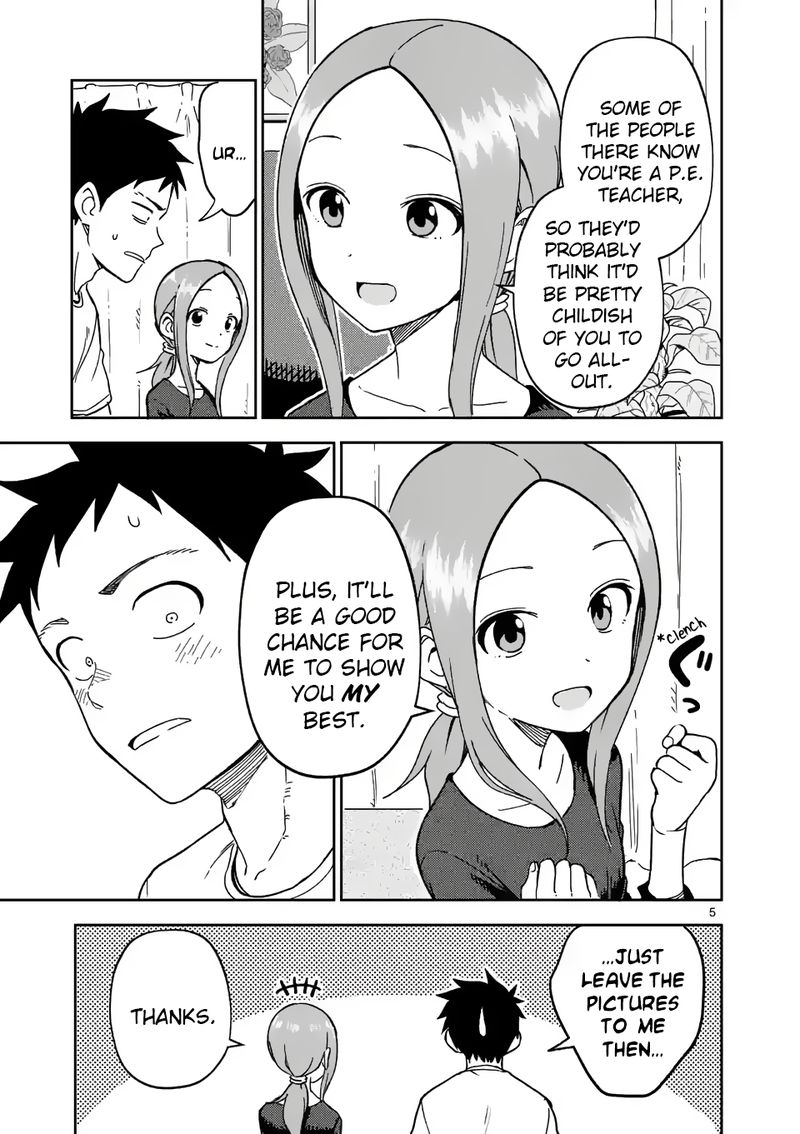 Karakai Jouzu No Moto Takagi San Chapter 204 Page 5