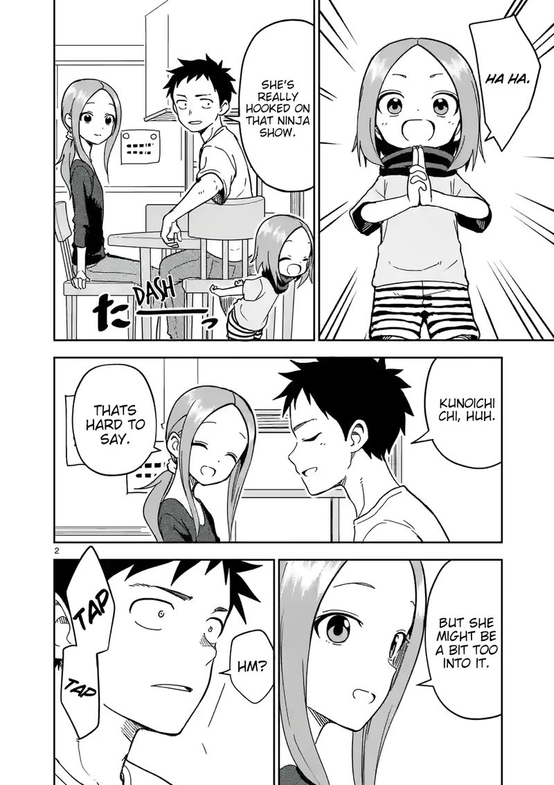 Karakai Jouzu No Moto Takagi San Chapter 206 Page 2