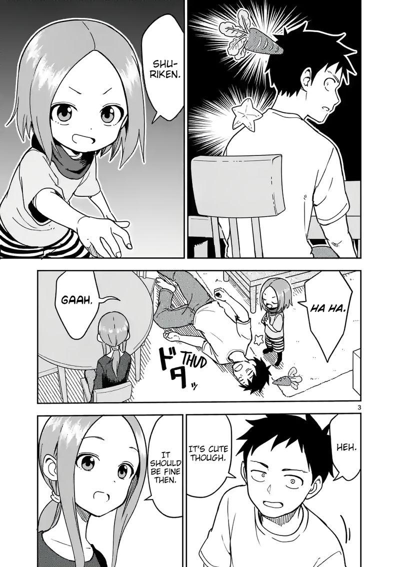 Karakai Jouzu No Moto Takagi San Chapter 206 Page 3