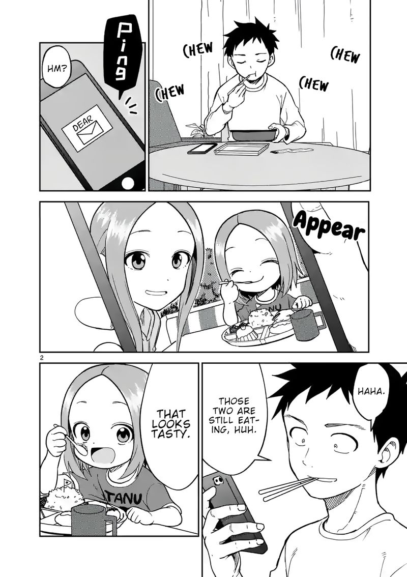 Karakai Jouzu No Moto Takagi San Chapter 207 Page 2