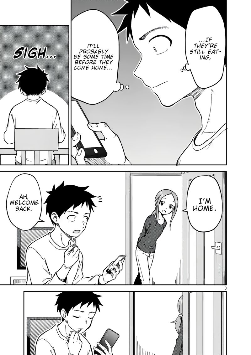 Karakai Jouzu No Moto Takagi San Chapter 207 Page 3