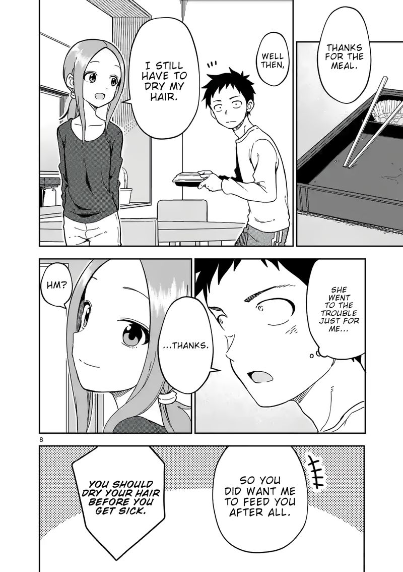 Karakai Jouzu No Moto Takagi San Chapter 207 Page 8