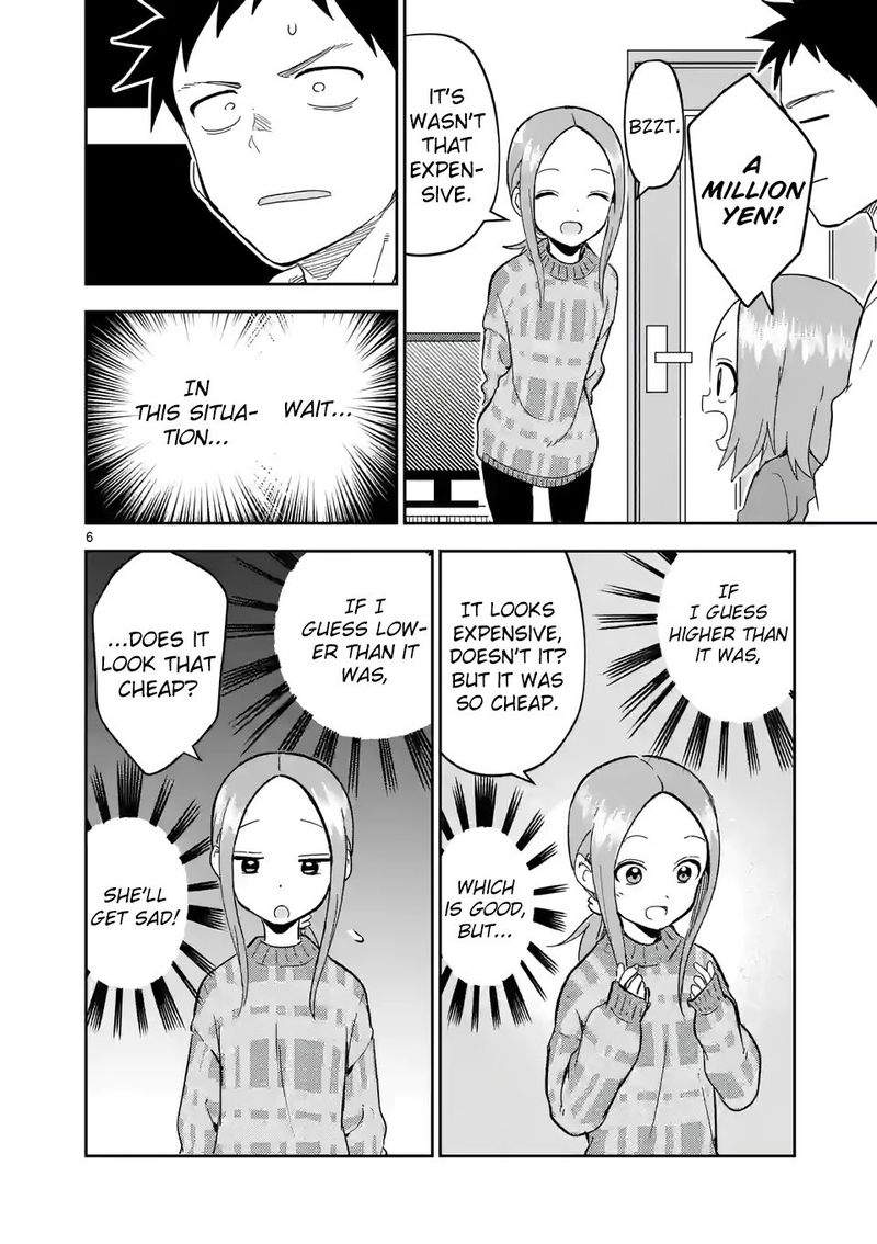 Karakai Jouzu No Moto Takagi San Chapter 208 Page 6