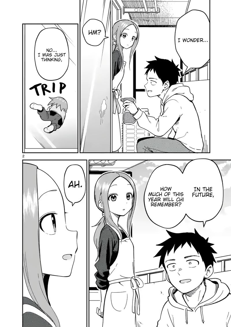 Karakai Jouzu No Moto Takagi San Chapter 210 Page 2