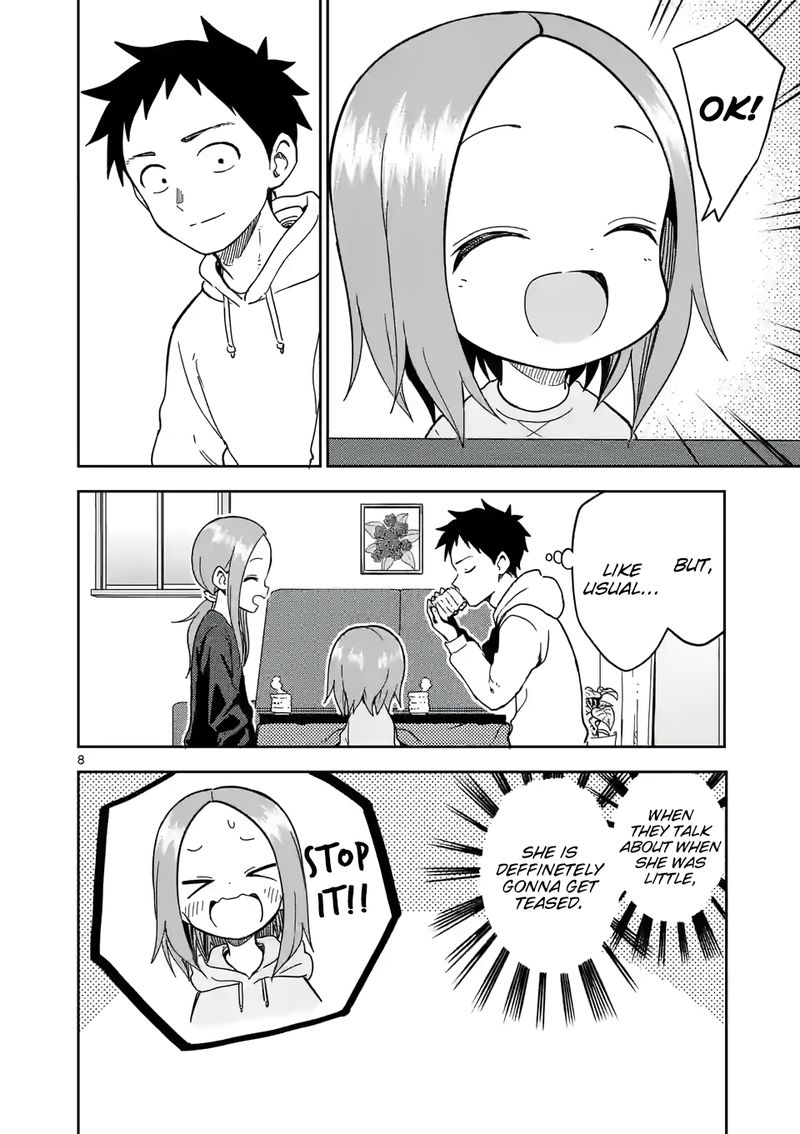 Karakai Jouzu No Moto Takagi San Chapter 210 Page 8