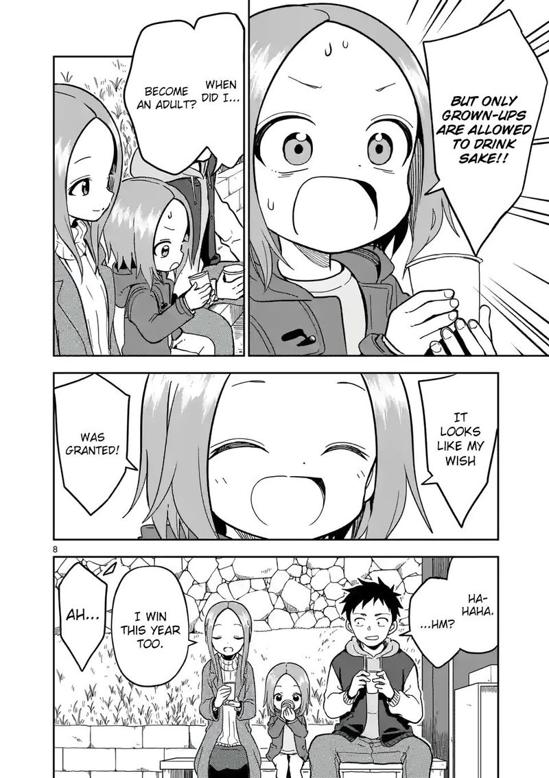 Karakai Jouzu No Moto Takagi San Chapter 211 Page 8