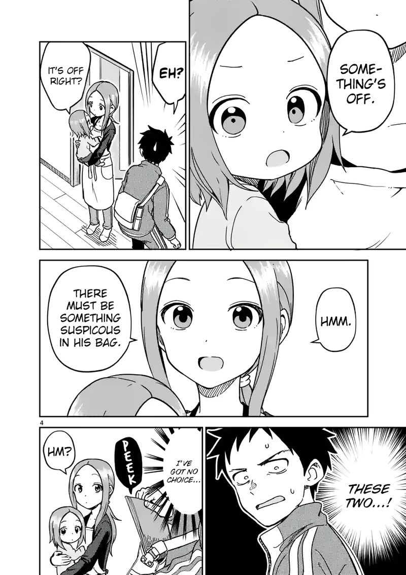 Karakai Jouzu No Moto Takagi San Chapter 214 Page 4