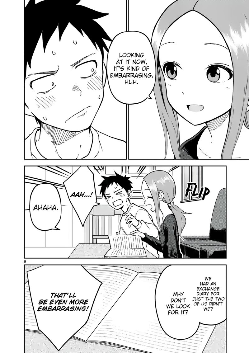 Karakai Jouzu No Moto Takagi San Chapter 214 Page 8