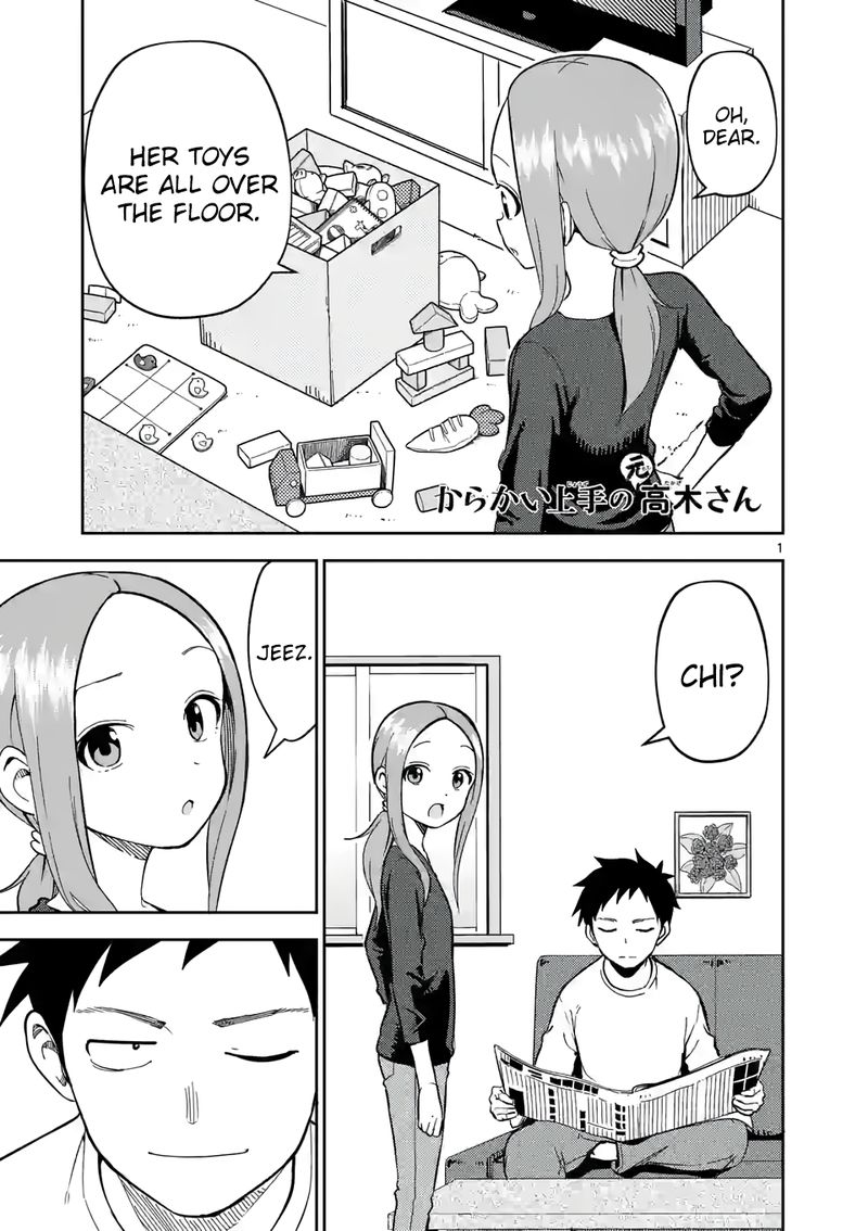 Karakai Jouzu No Moto Takagi San Chapter 215 Page 1