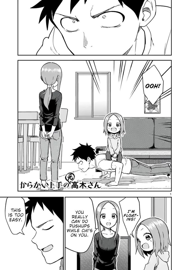 Karakai Jouzu No Moto Takagi San Chapter 217 Page 1