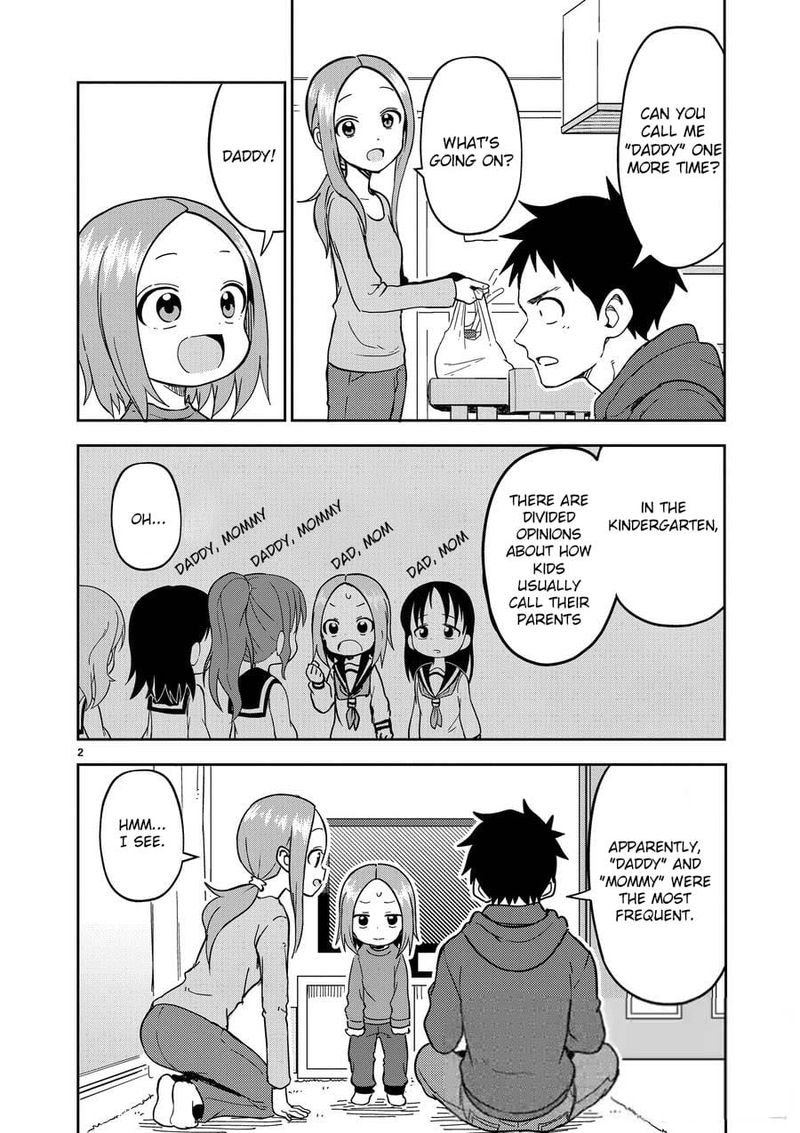 Karakai Jouzu No Moto Takagi San Chapter 219 Page 2