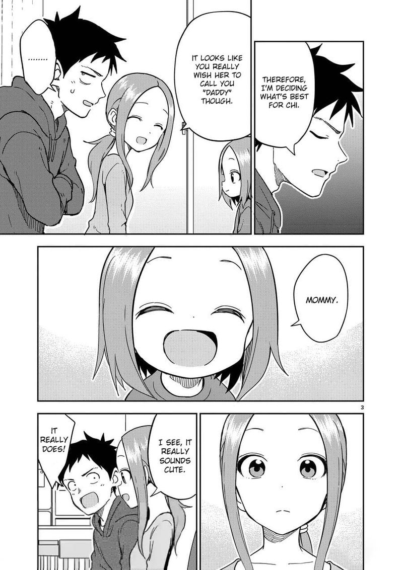 Karakai Jouzu No Moto Takagi San Chapter 219 Page 3