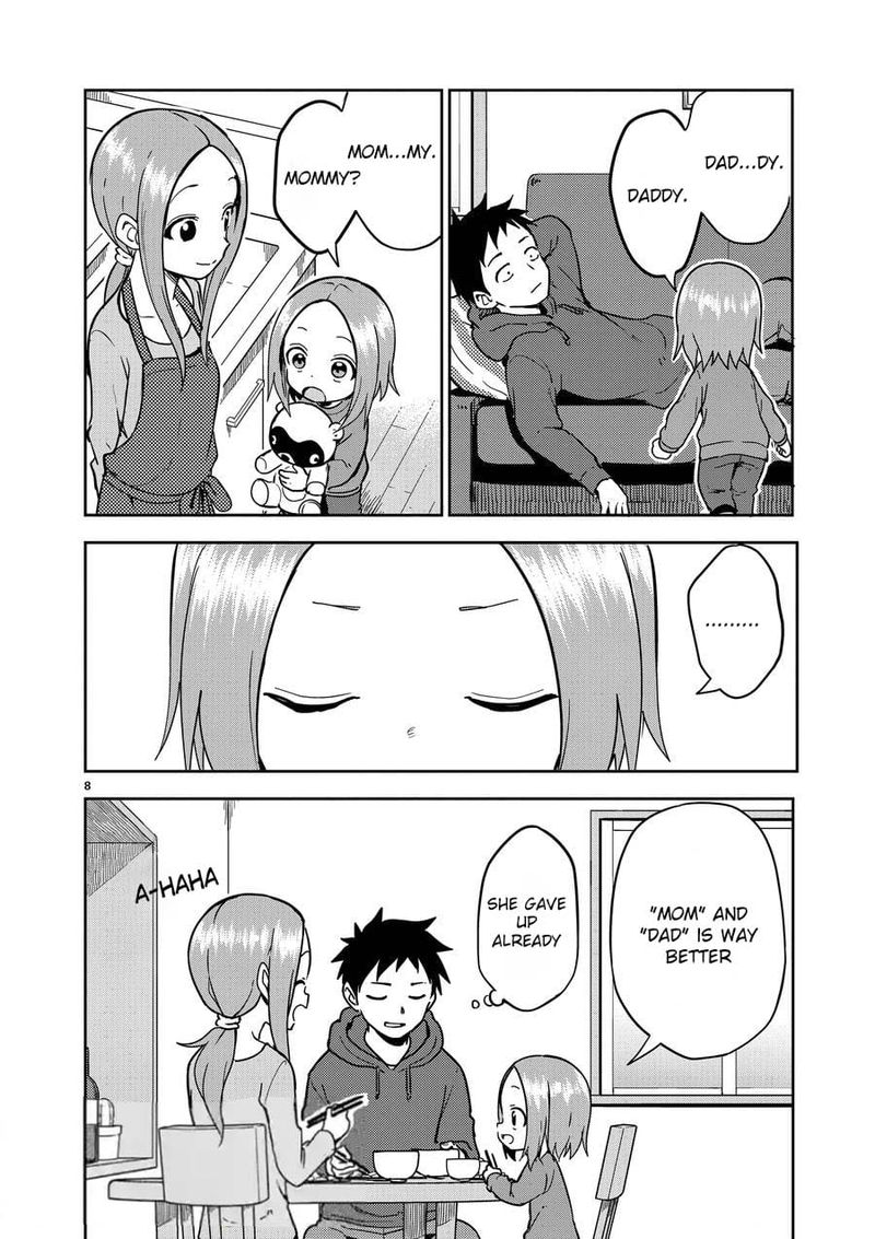 Karakai Jouzu No Moto Takagi San Chapter 219 Page 8