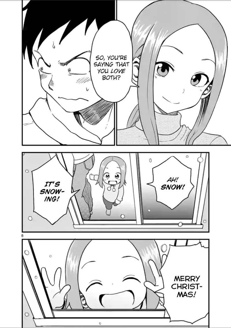 Karakai Jouzu No Moto Takagi San Chapter 22 Page 8