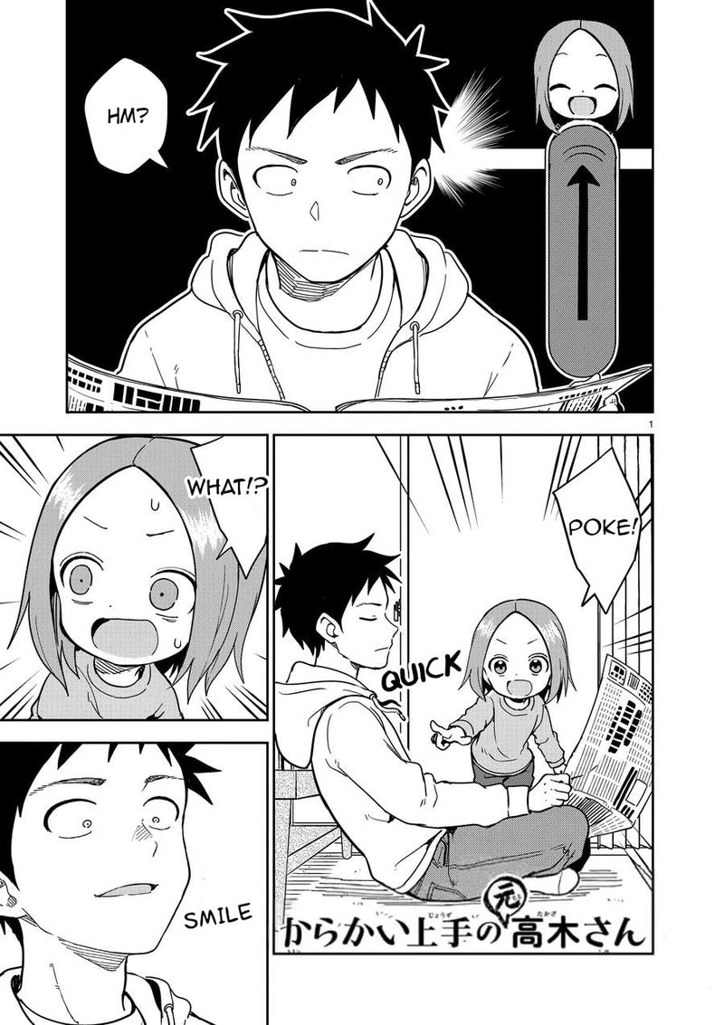 Karakai Jouzu No Moto Takagi San Chapter 220 Page 1